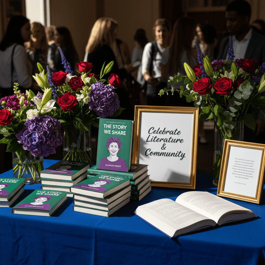 Community book launch event