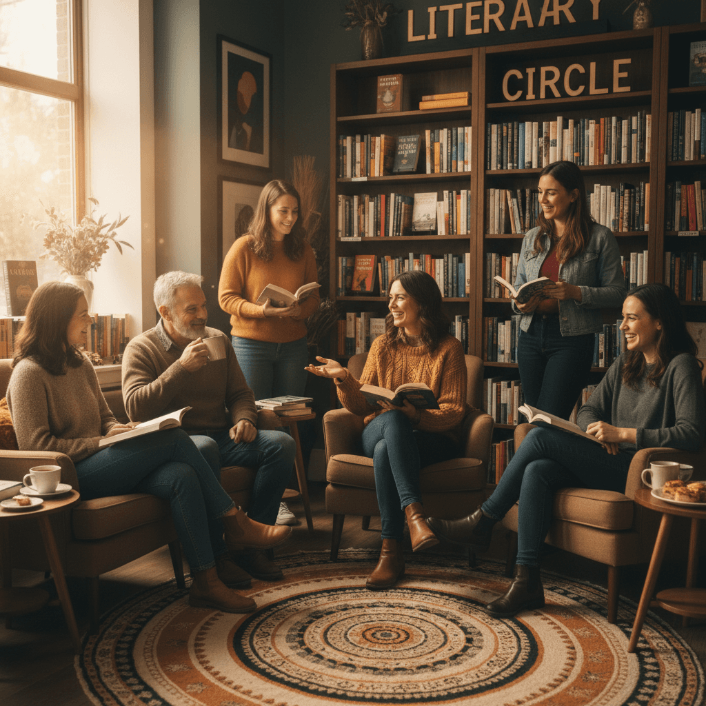 Readers gathering for community event