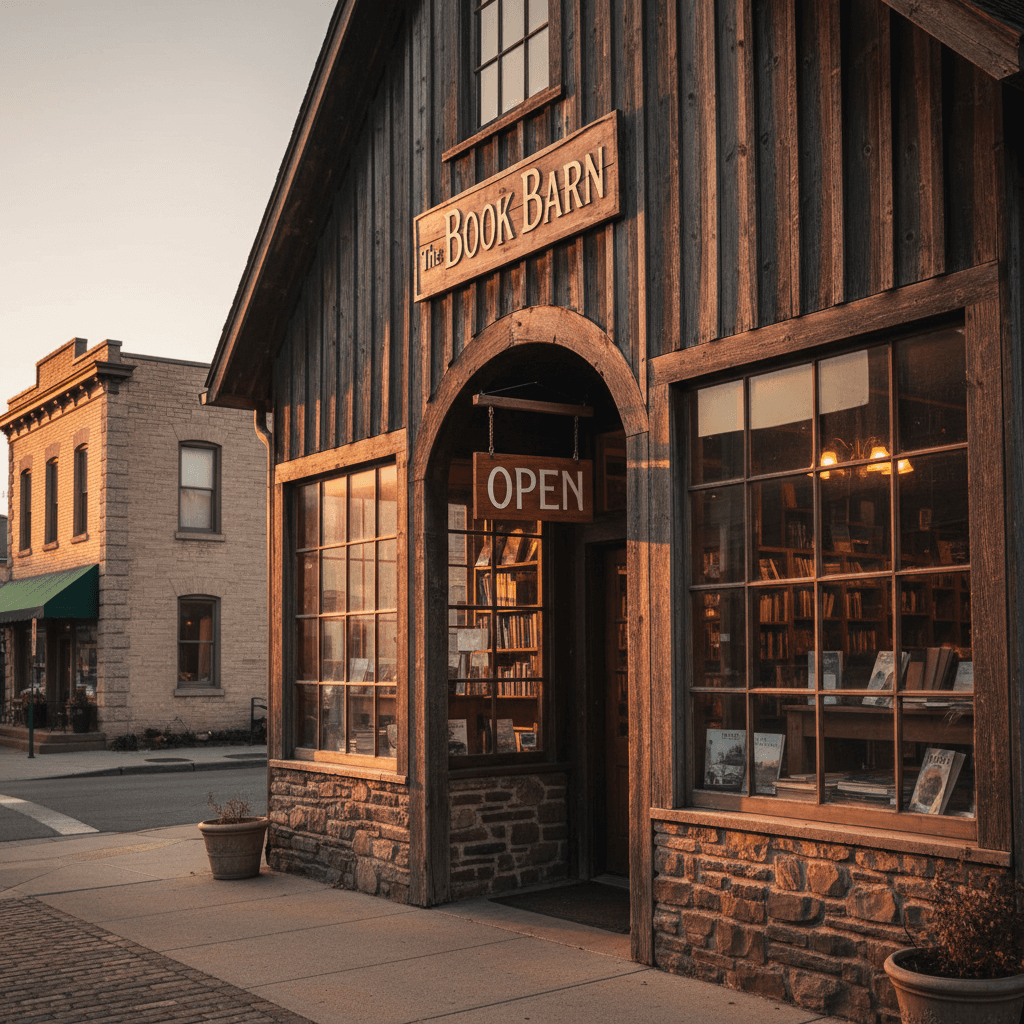 Book Barn storefront in Fillmore